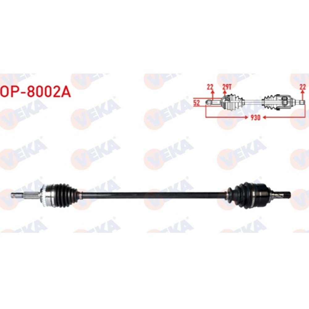 Aks Sağ Absli Corsa C Combo C Z13dth Z12xep Z14xep 374468