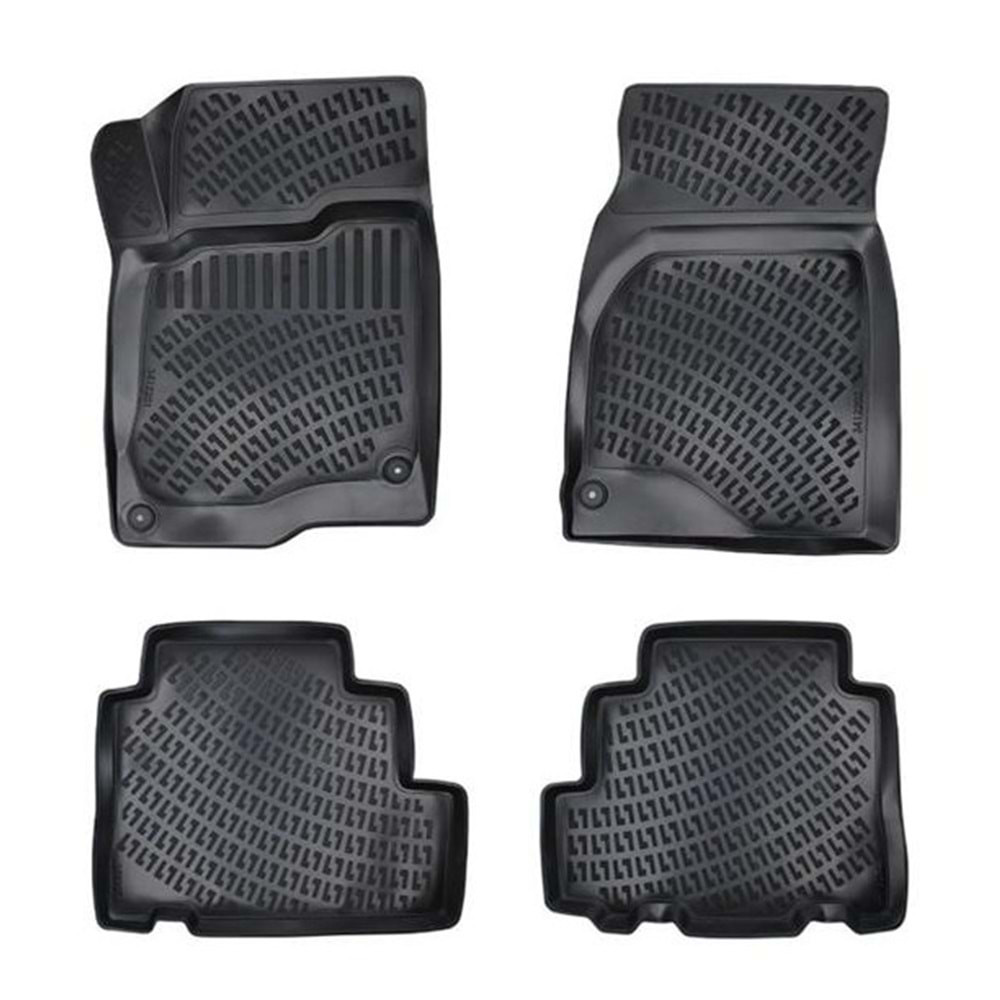 Kauçuk Paspas Captiva Siyah Havuzlu