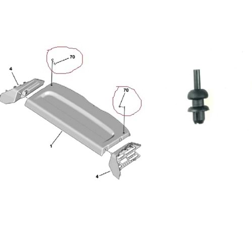 Bagaj Pandizot İp Klipsi Corsa F Orjinal 7903077159
