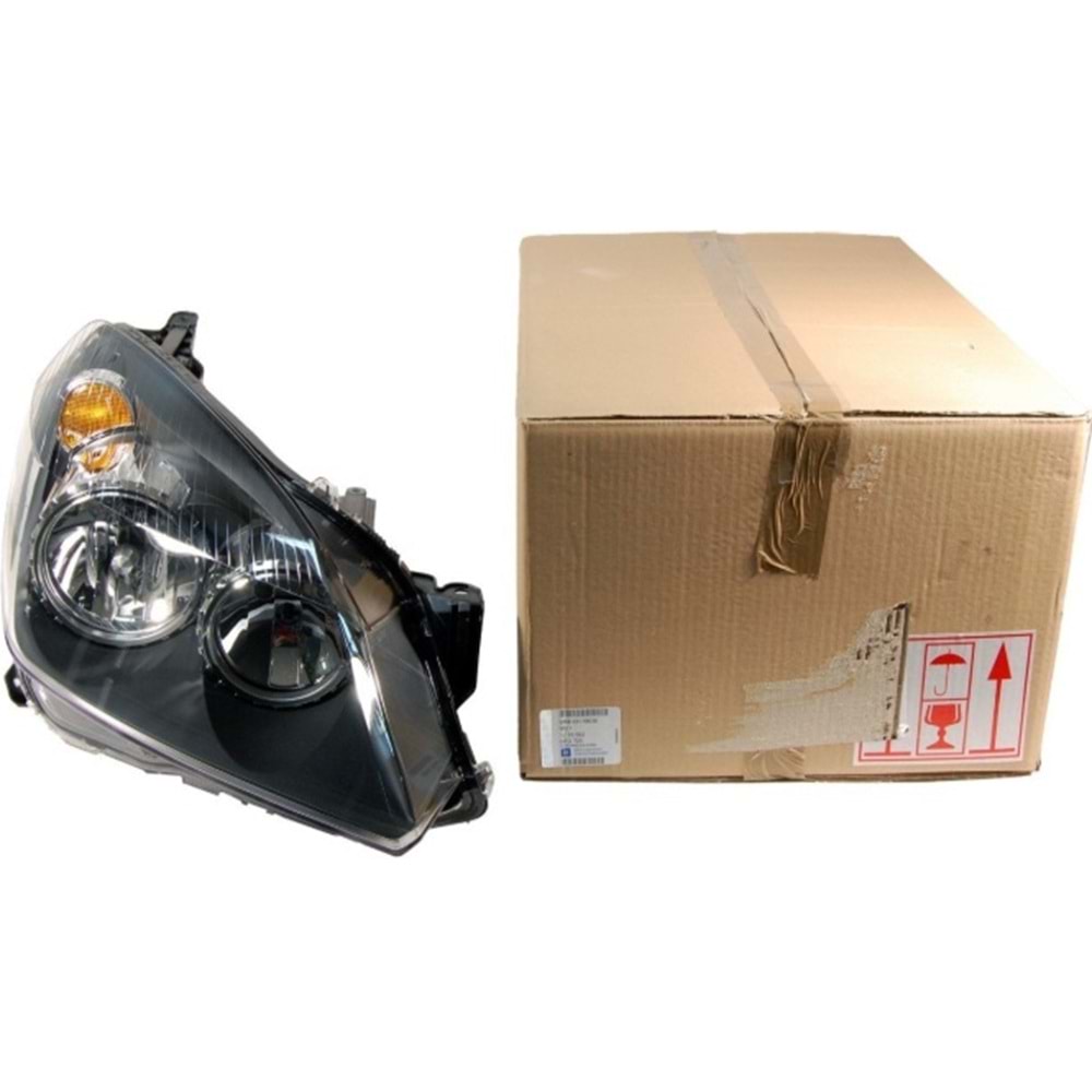 1216562 / Far Sağ Siyah Motorlu ( Füme ) Opel Astra H 2007-2010 Orjinal /93178636